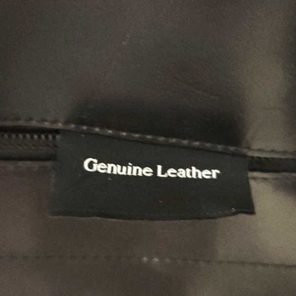 VTG Furla Authentic Black Leather X Large Tote Bag Satchel Made in Italy - Picture 14 of 15